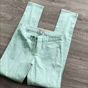 Mint color pants